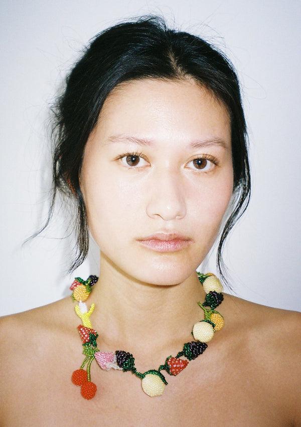 Pura Utz Big Fruit Salad Galore Necklace