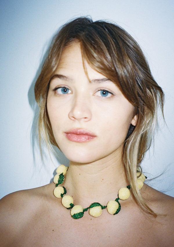 Pura Utz Big Lemon Galore Necklace