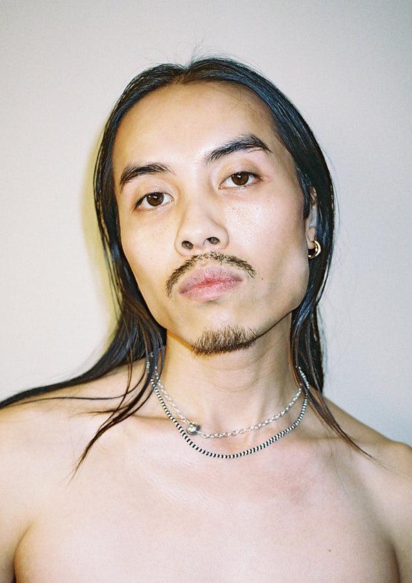 Pura Utz Black Double Necklace