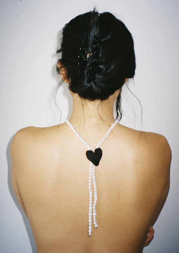 Pura Utz Black Heart Texas Tie