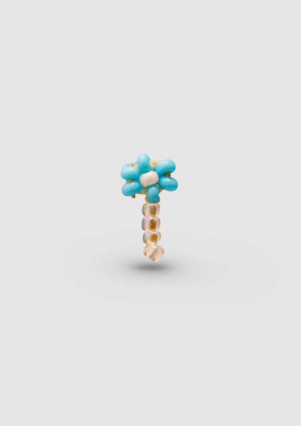 Pura Utz Blue Flower Ear Stick