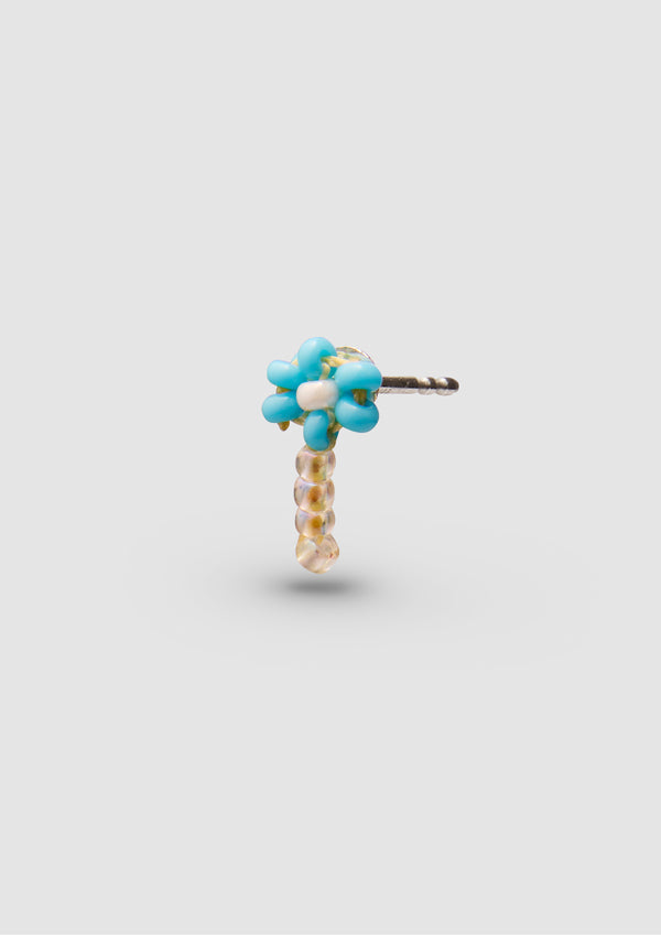 pura utz Blue Flower Ear Stick