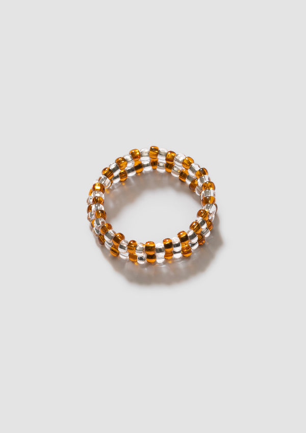 pura utz Brown Double Ring