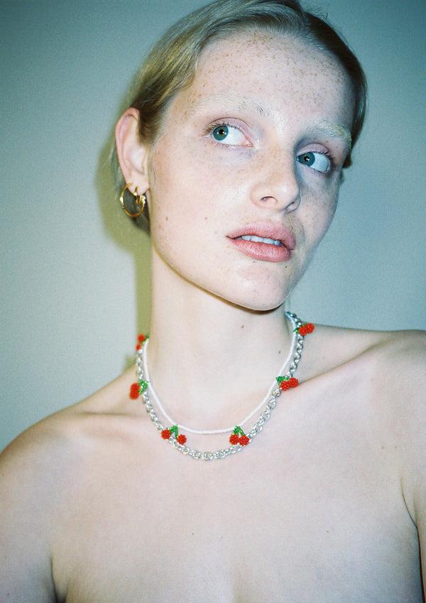 Pura Utz Cherry Necklace