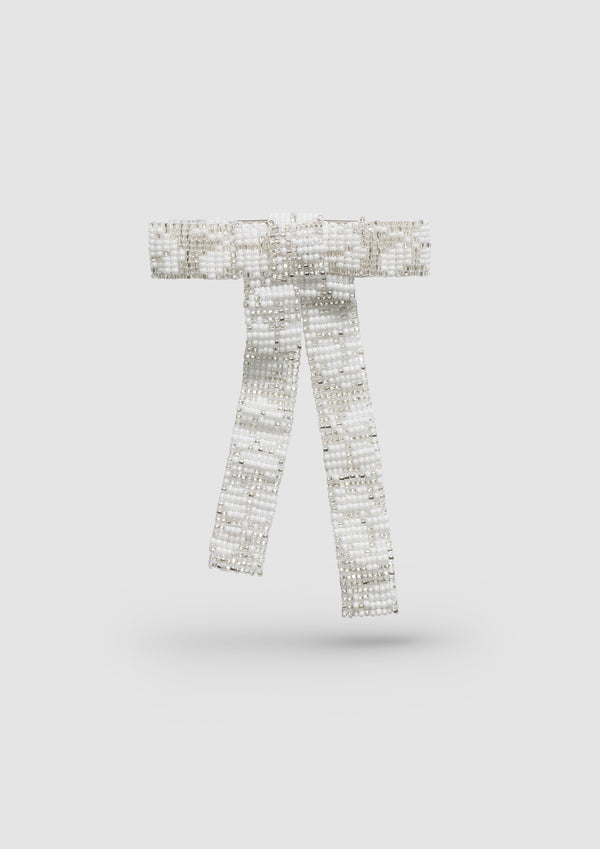 pura utz Lace Bow Brooch