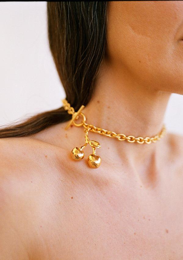Pura Utz Mega Cherry Necklace