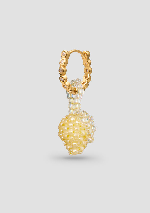 Pura Utz Mini Pale Lemon Earring
