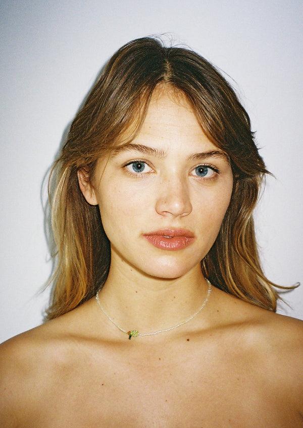 Pura Utz Mini Pear Necklace