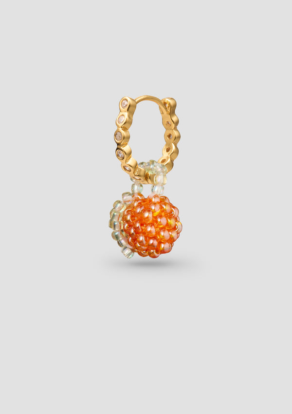Pura Utz Mini Shiny Orange Earring
