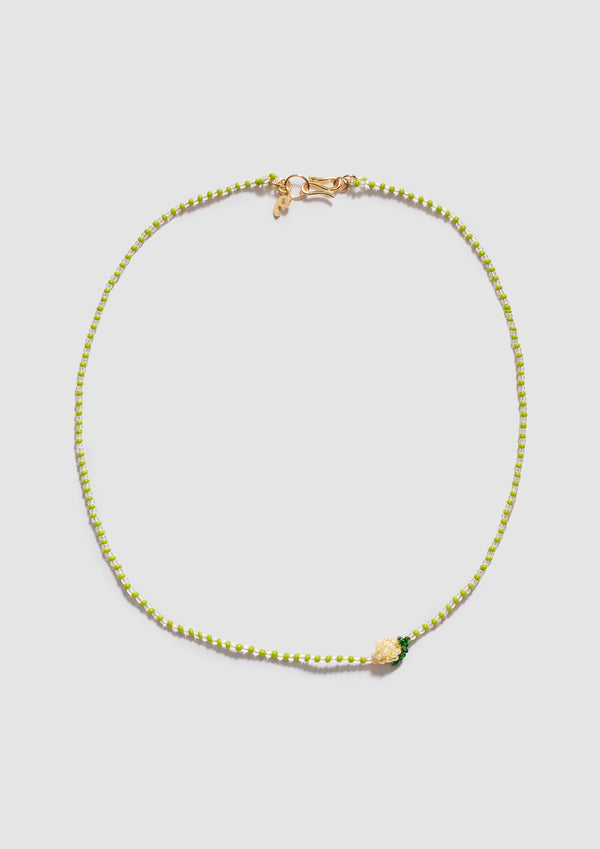 pura utz Mini Striped Lemon Necklace