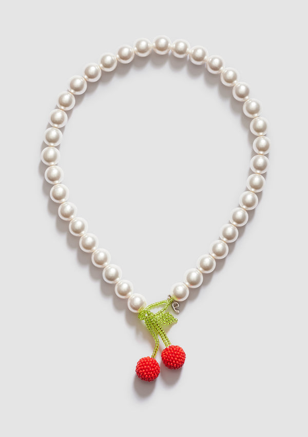 pura utz Mother of Cherry Necklace