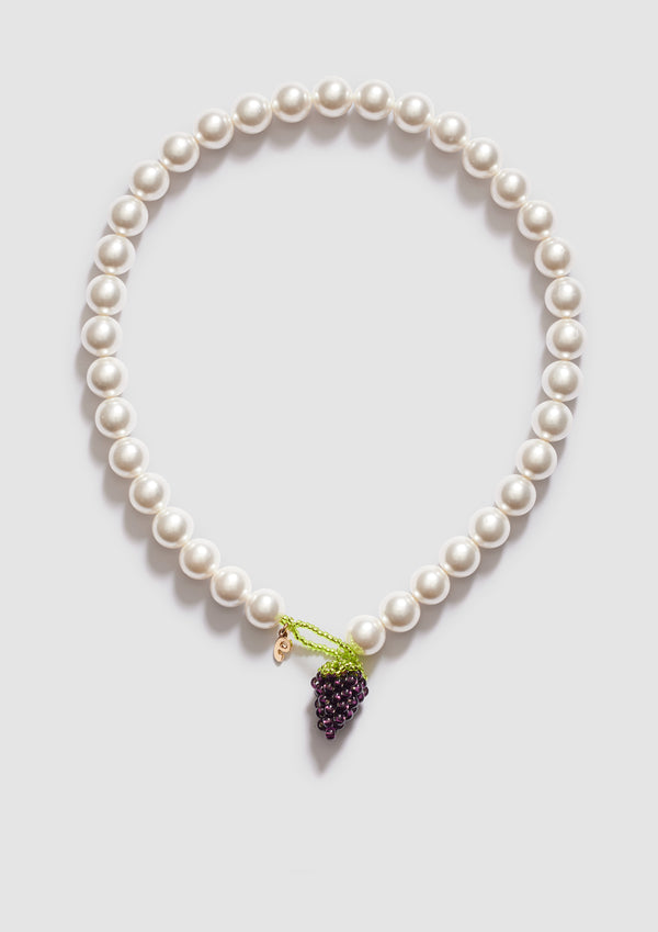 pura utz Mother of Grape Necklace