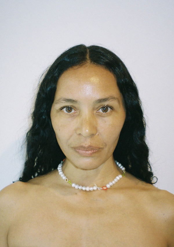 Pura Utz Multi Pearl Flor Necklace