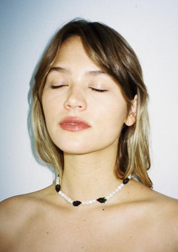 Pura Utz Multi Pearl Grape Necklace