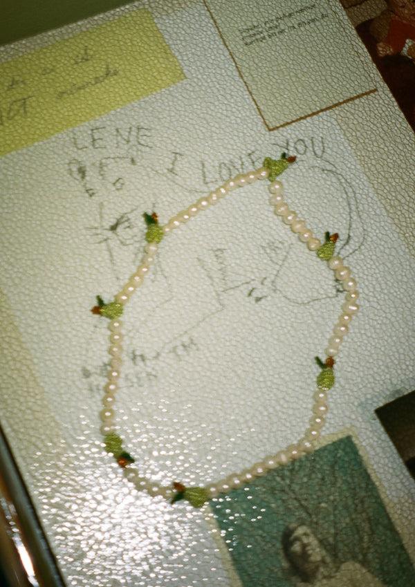Pura Utz Multi Pearl Pear Necklace