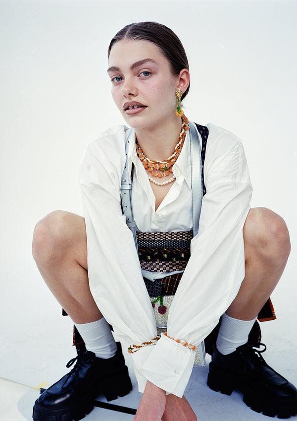 Pura Utz Orange Galore Necklace