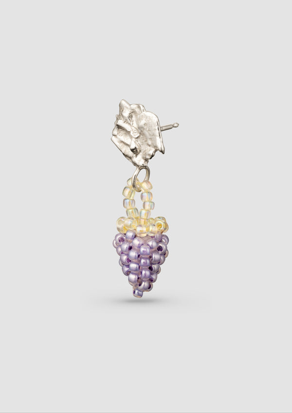 Pura Utz Pale Grape Blob Earring