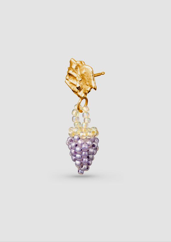 pura utz Pale Grape Blob Earring