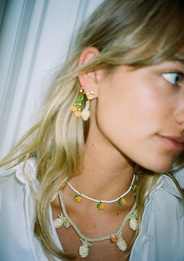 Pura Utz Pale Lemon Blob Earring