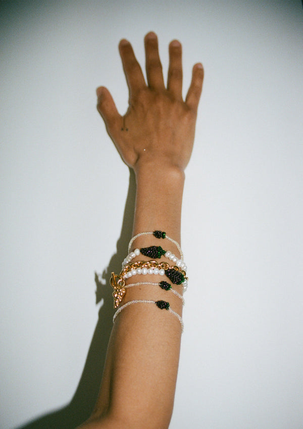 Pura Utz Pearl Grape Bracelet