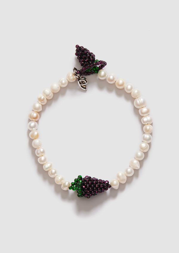 pura utz Pearl Grape Bracelet