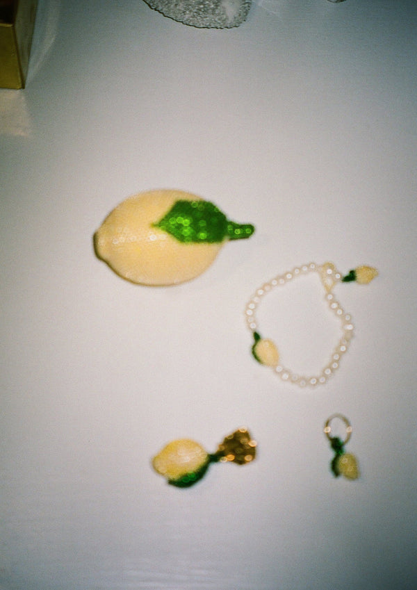 Pura Utz Pearl Lemon Bracelet
