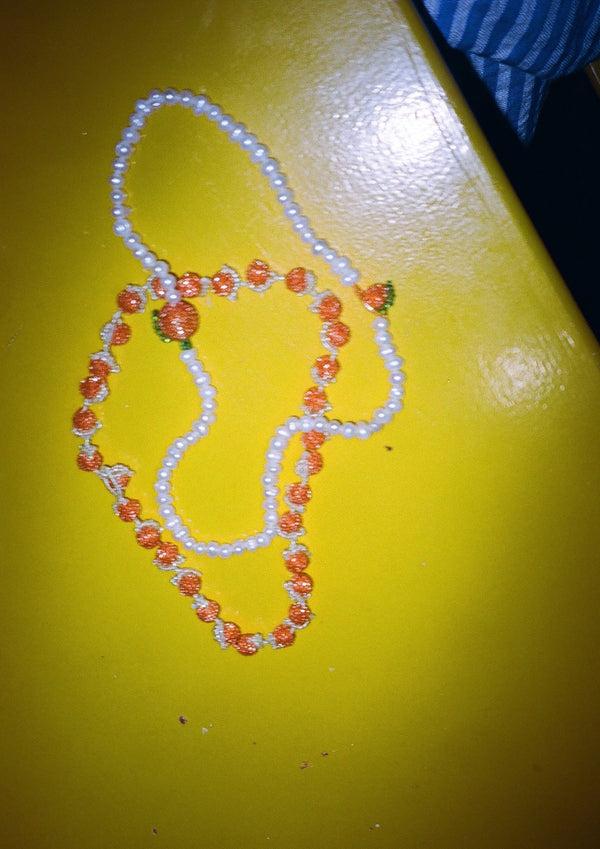Pura Utz Pearl Orange Necklace