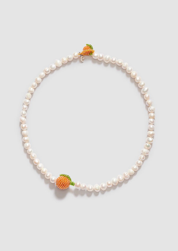 pura utz Pearl Orange Necklace