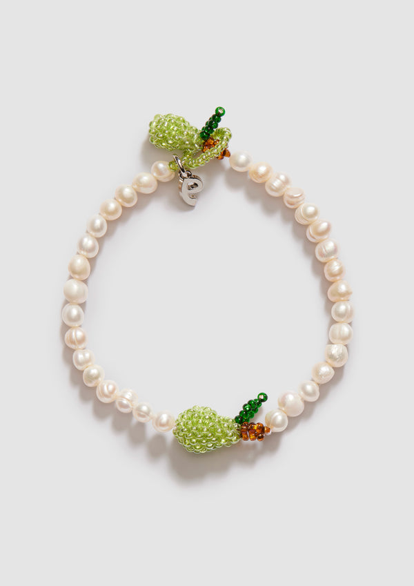 pura utz Pearl Pear Bracelet
