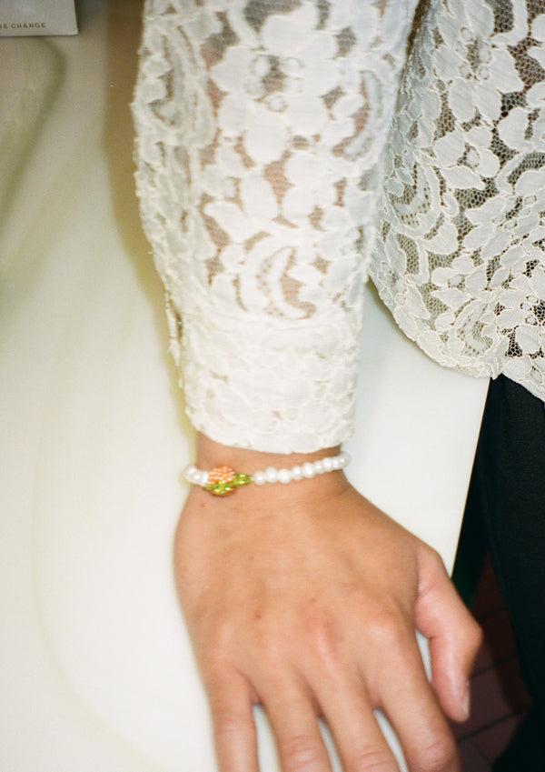 Pura Utz Pearl Shiny Orange Bracelet