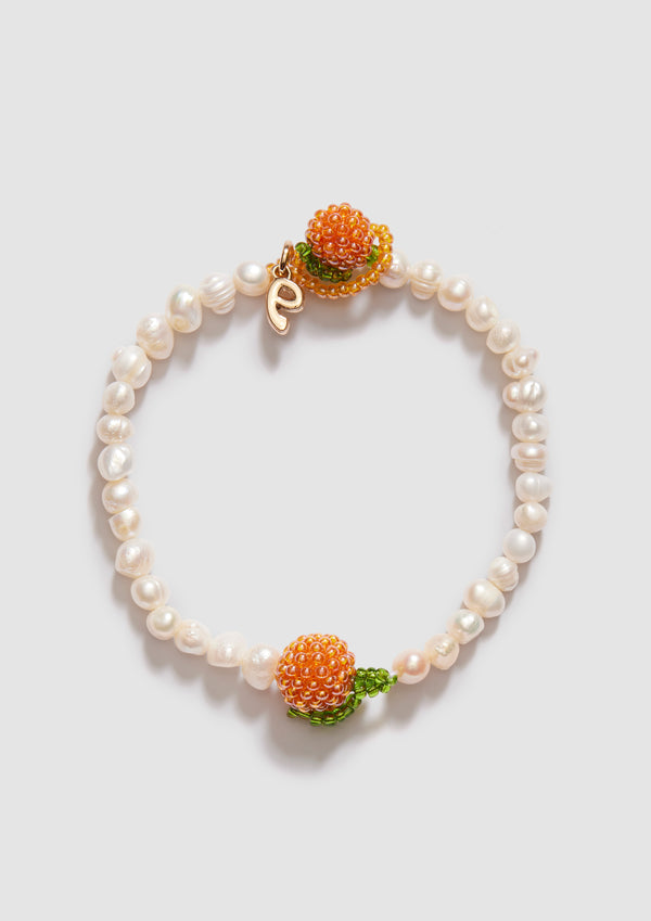 pura utz Pearl Shiny Orange Bracelet