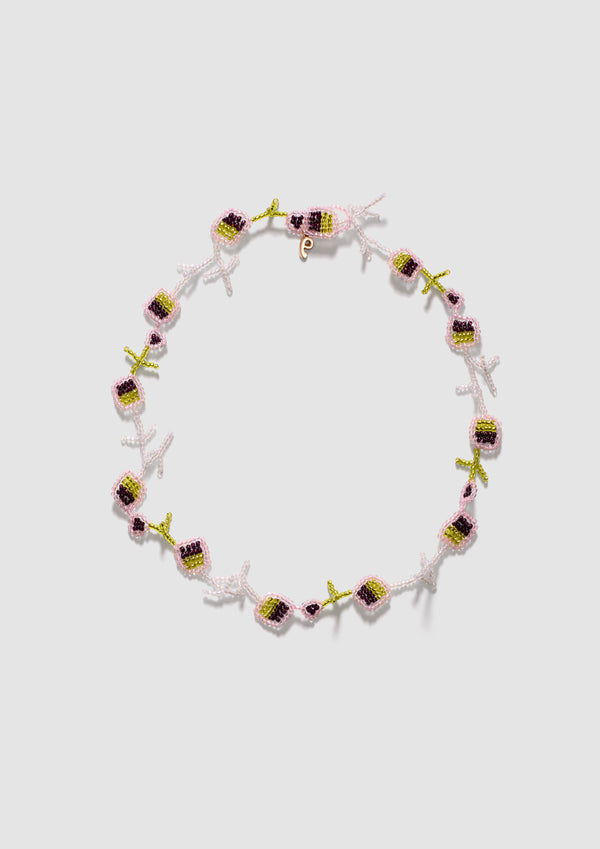 pura utz Purple Flor Necklace