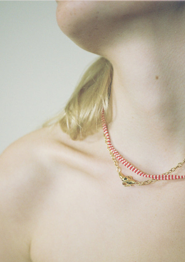 Pura Utz Red Double Necklace