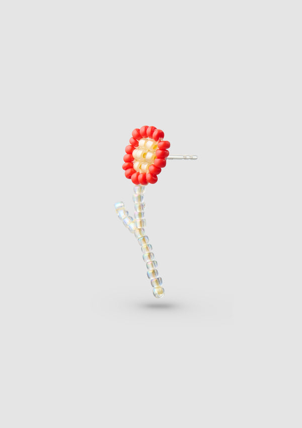 Pura Utz Red Flor Ear Stick
