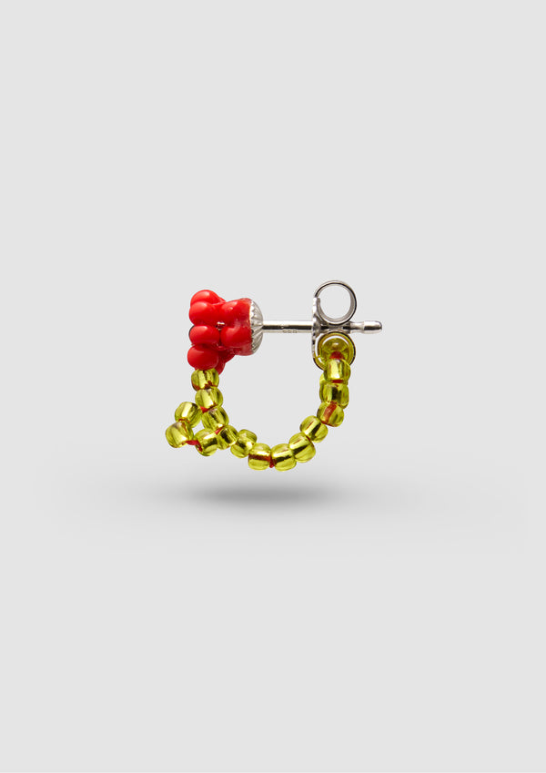 Pura Utz Red Flor Huggie