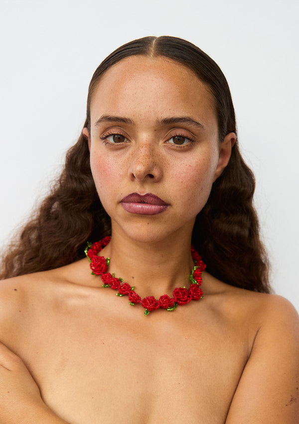 Pura Utz Rose Galore Necklace