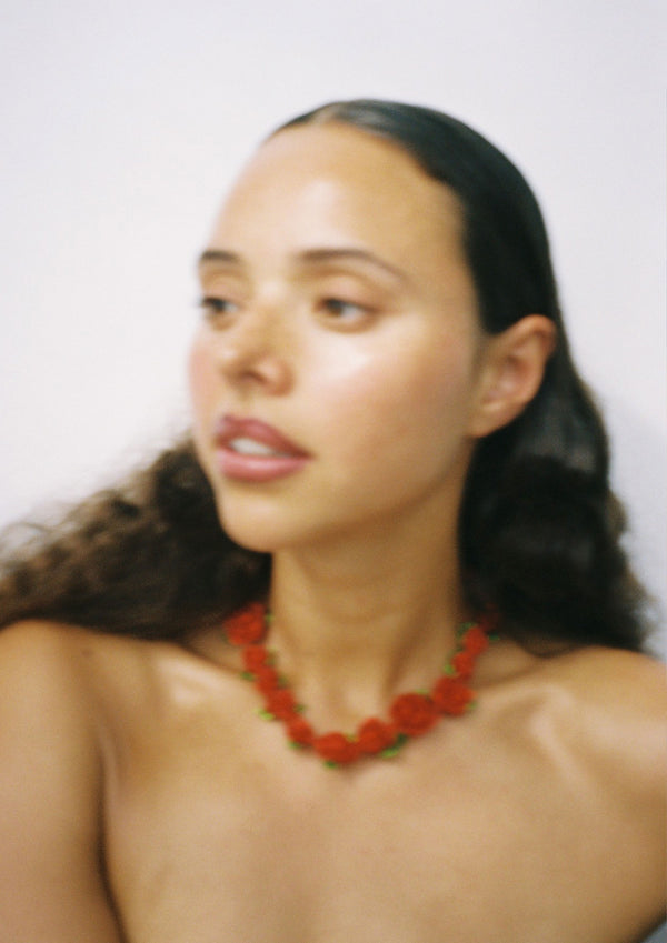 Pura Utz Rose Galore Necklace