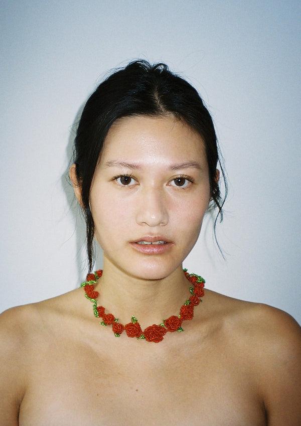 Pura Utz Rose Galore Necklace