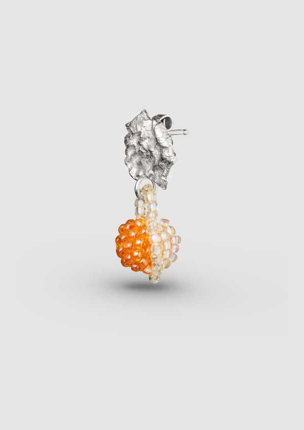 Pura Utz Shiny Orange Blob Earring