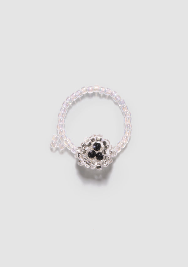 pura utz Silver Poppy Ring