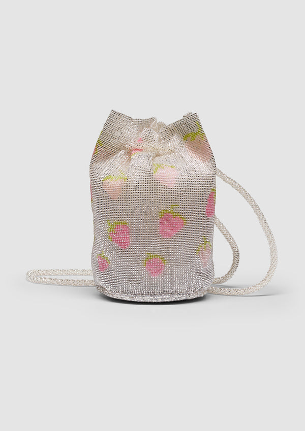 Pura Utz Silver Strawberry Pouch