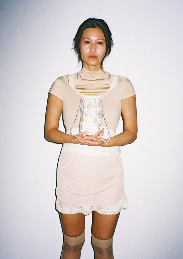 Pura Utz Silver Strawberry Pouch