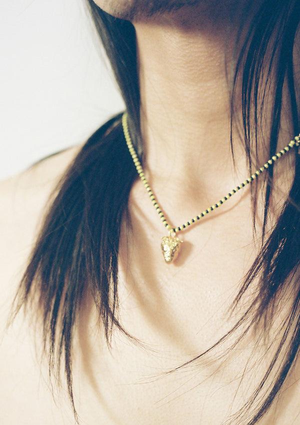 Pura Utz Solid Strawberry Pendant