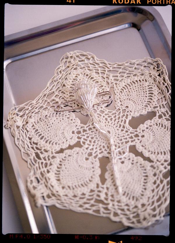 Pura Utz Tulip Brooch