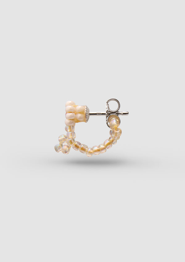 Pura Utz White Flor Huggie
