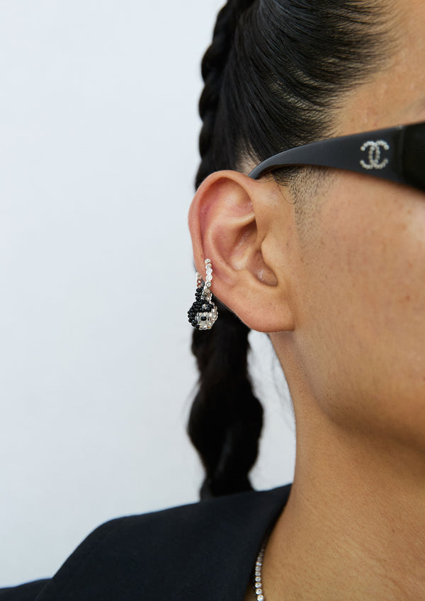 Pura Utz Zircon Hinge Hoop