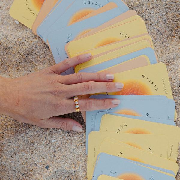 Pura Vida Mental Health Pastel Enamel Bead Fidget Ring