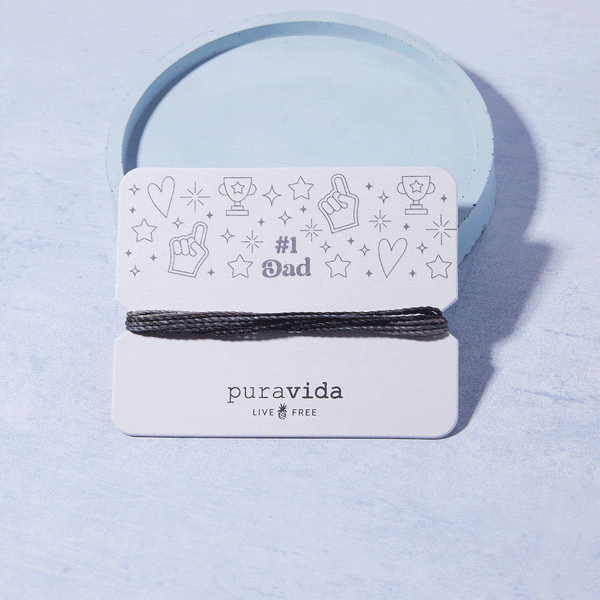 Pura Vida #1 Dad Bracelet Card