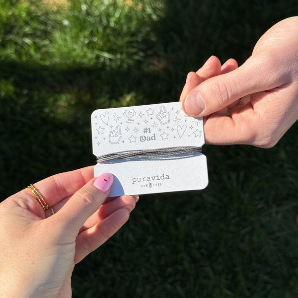 Pura Vida #1 Dad Bracelet Card