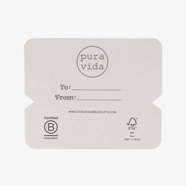 Pura Vida #1 Dad Bracelet Card